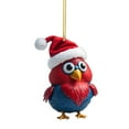 thumbnail image 1 of Christmas Tree Decorations Cute Rooster Car Pendant Home Tree Decoration Christmas Tree Ornament Home Decor Christmas Tree Ornaments, 1 of 1