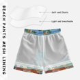 thumbnail image 3 of FORMRS Boys Swim Trunks Quick Dry Mesh Liner Boardshorts Sizes XS-XL, Sea Window, 3 of 7
