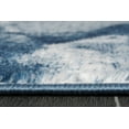 thumbnail image 4 of La Dole Rugs Abstract Modern Marble Minimal Design Contemporary Area Rug - Amazing Home Decor 3x5 Carpet for Living Room, Bedroom, Kitchen, Office, and Dining - Blue, 4x6, 3'11" x 5'3" (120cm x 160cm), 4 of 7