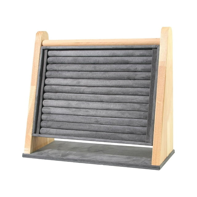 Support Organisateur Stable Base Multi Niveaux Support Oreille en Bois Gris
