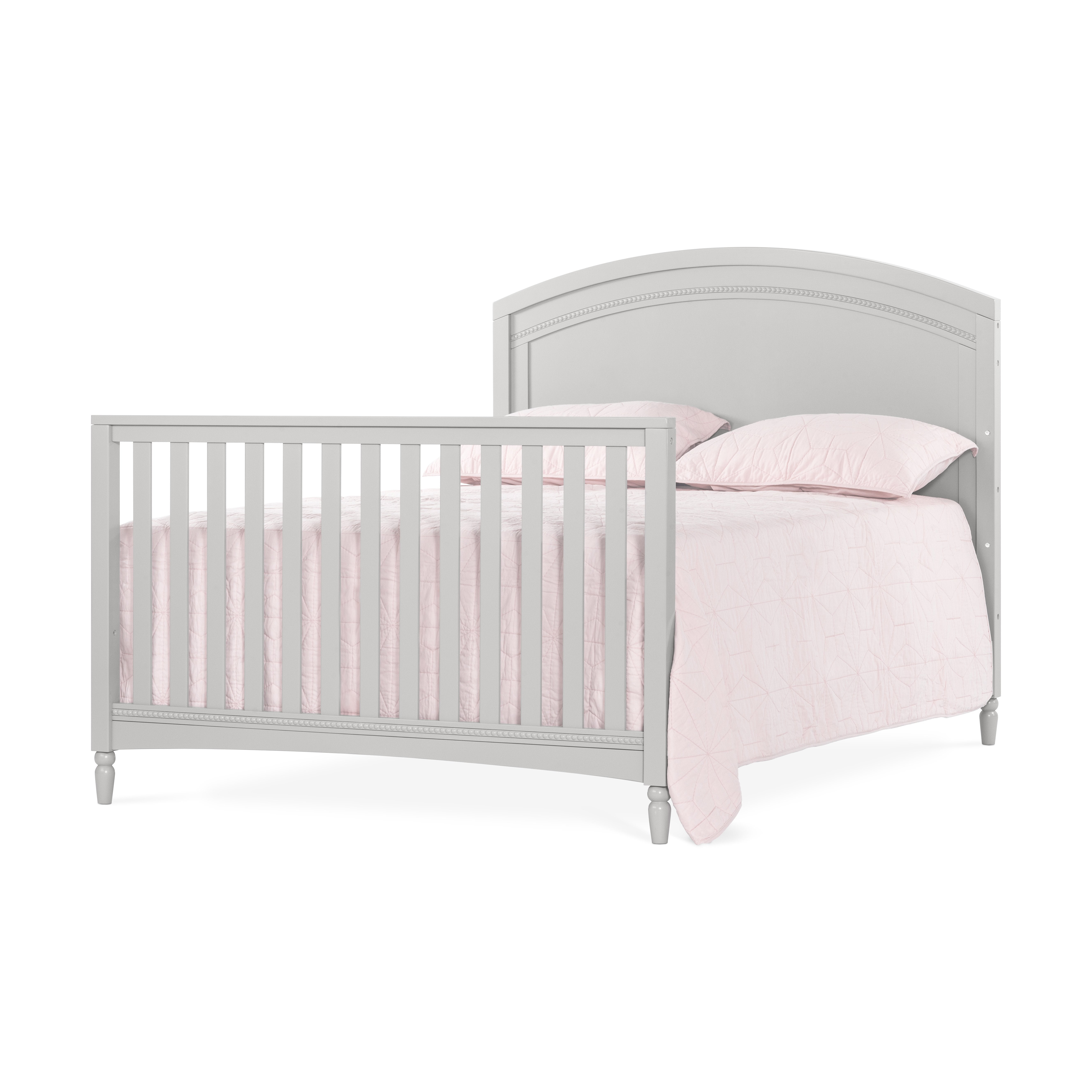Stella 4-in-1 Convertible Baby Crib in Gentle Gray by Child Craft