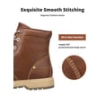 thumbnail image 5 of CAMEL Mens Hiking Snow Boots Mid Calf Winter Boots Waterproof Outdoor Boots, 5 of 10