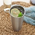 thumbnail image 6 of 4 Pack 24oz Stainless Steel Pint Cup,Healthy Unbreakable and Stackable,Metal Drinking Glasses, 6 of 7