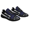 thumbnail image 6 of Back The Blue Shoes Women's Fashion Sneakers Tennis Running Shoes for Men Women Black Size 12, 6 of 7