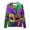 6-Purple, variant on CLOISE Purple Mardi Gras Girls Shirts Long Sleeve Boys Toddler Crew Neck Tops Print Casual Fashion Fall Winter Clothes 3-14T