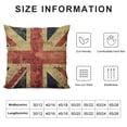 thumbnail image 5 of United Kingdom Flag Throw Pillow Cover ic Square Cushion Case for Men Women Boys Girls Room Home Decor, 5 of 5
