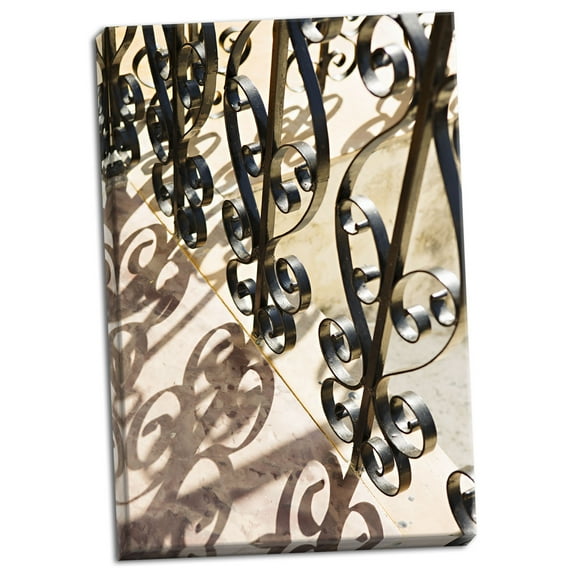 Gango Home Decor Railing by Karyn Millet (Ready to Hang); One 24x36in Hand-Stretched Canvas