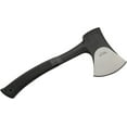 thumbnail image 6 of SZCO 11-Inch All-Purpose Camping Axe Fixed Blade Forged Steel Outdoor Hatchet with Ergonomic Rubber Grip and Heavy-Duty Nylon Sheath, 6 of 7