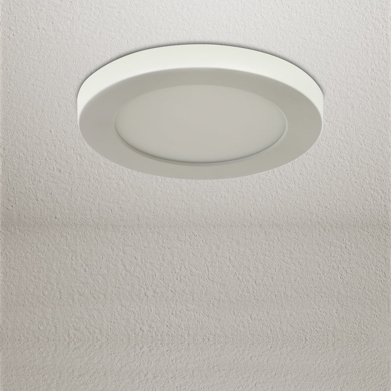 LNC 5" LED Flush Mount Ceiling Light,5CCT Adjustable,Ultra Thin,Damp Rated