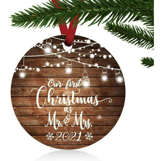 Married couple christmas ornament deals