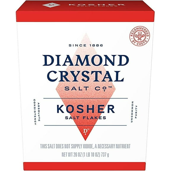 (Pack of 9) Diamond Crystal Kosher Salt Flakes, 26 oz