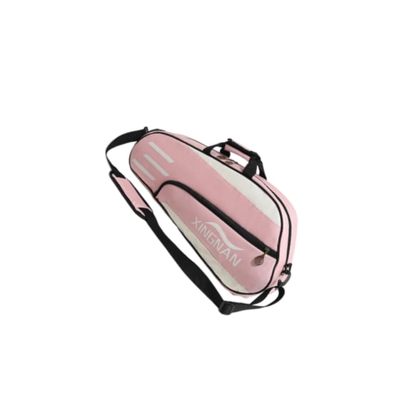 ZheElen Badminton Racquet Bag Sport Bag Gym Bag Carry Bag Racket for Squash Racquets Pink