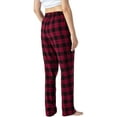 thumbnail image 5 of MoFiz Women's Plaid Print Woven Pajama Pants Cotton Lounge Sleepwear, 5 of 6