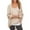 Beige, variant on Daboom Women's Off Shoulder Long Sleeve Oversized Pullover Sweater Knit Jumper Loose Tunic Tops