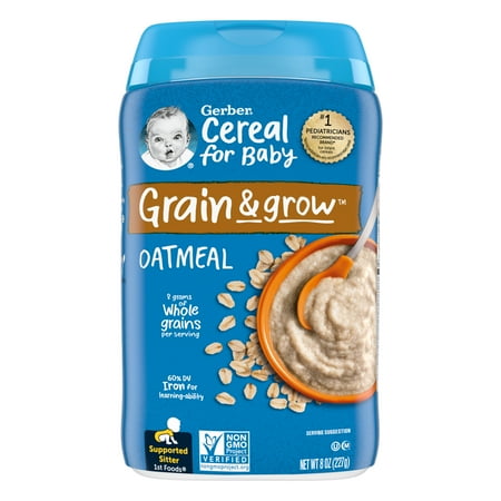 UPC: 0015000070014 | Gerber Baby Cereal 1st Foods Grain & Grow Oatmeal Clean Label Project 8 Oz