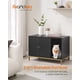 thumbnail image 2 of Caja de arena Feandrea, moderno mueble para gatos, color negro, 2 of 9