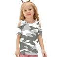 thumbnail image 5 of AHTJRT Camo T Shirts for Kids Boys Girls Lightweight Short Sleeve Crew Neck Tee Tops Casual Fall Spring Outdoor Hiking Camping Climbing Blouse Gray 7-8 Years, 5 of 10