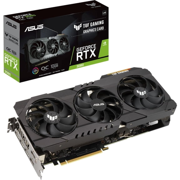 Restored ASUS TUF Gaming GeForce RTX 3080 OC (10GB) - Graphics Card (TUF-RTX3080-O10G-GAMING) (Refurbished)