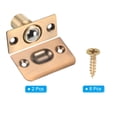 thumbnail image 3 of Unique Bargains Closet Door Ball Catch Ball Latch Adjustable Ball Catches Cabinet Door Beads Lock, Brass 2 Pack, 3 of 5