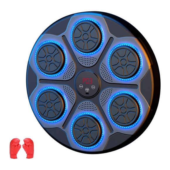 Music Boxing Machine for Adults and Kids Children's Music Boxing Machine Toys Children's Music Boxing Machine Wall Mounted Boxing Mat with Gloves