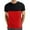 Red1, variant on Maean Mens Casual Tee 2025 Summer Trendy Short Sleeve Shirts Crew Neck Color Block Fashion Tshirts