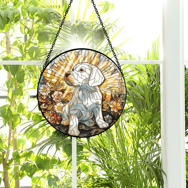 Colgantes de acrílico, decoraciones navideñas, exquisitos animales de acrílico, decoración plana para el hogar, adornos colgantes de acrílico planos, decoración colgante, decoraciones de jardín, decor