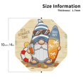 thumbnail image 2 of Kdxio Hello Summer Cute Gnome Funny Coasters,4 Pcs Leather Coasters,Housewarming Gifts,Protect Furniture from Water Marks Scratch and Damage, 2 of 6