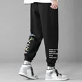 thumbnail image 2 of Pantalones cortos de hip-hop para otoño e invierno, pantalones deportivos para hombre, pierna ancha, con aguja, oferta de bienvenida, pantalones deportivos holgados tipo Joker para hombre, 2 of 5