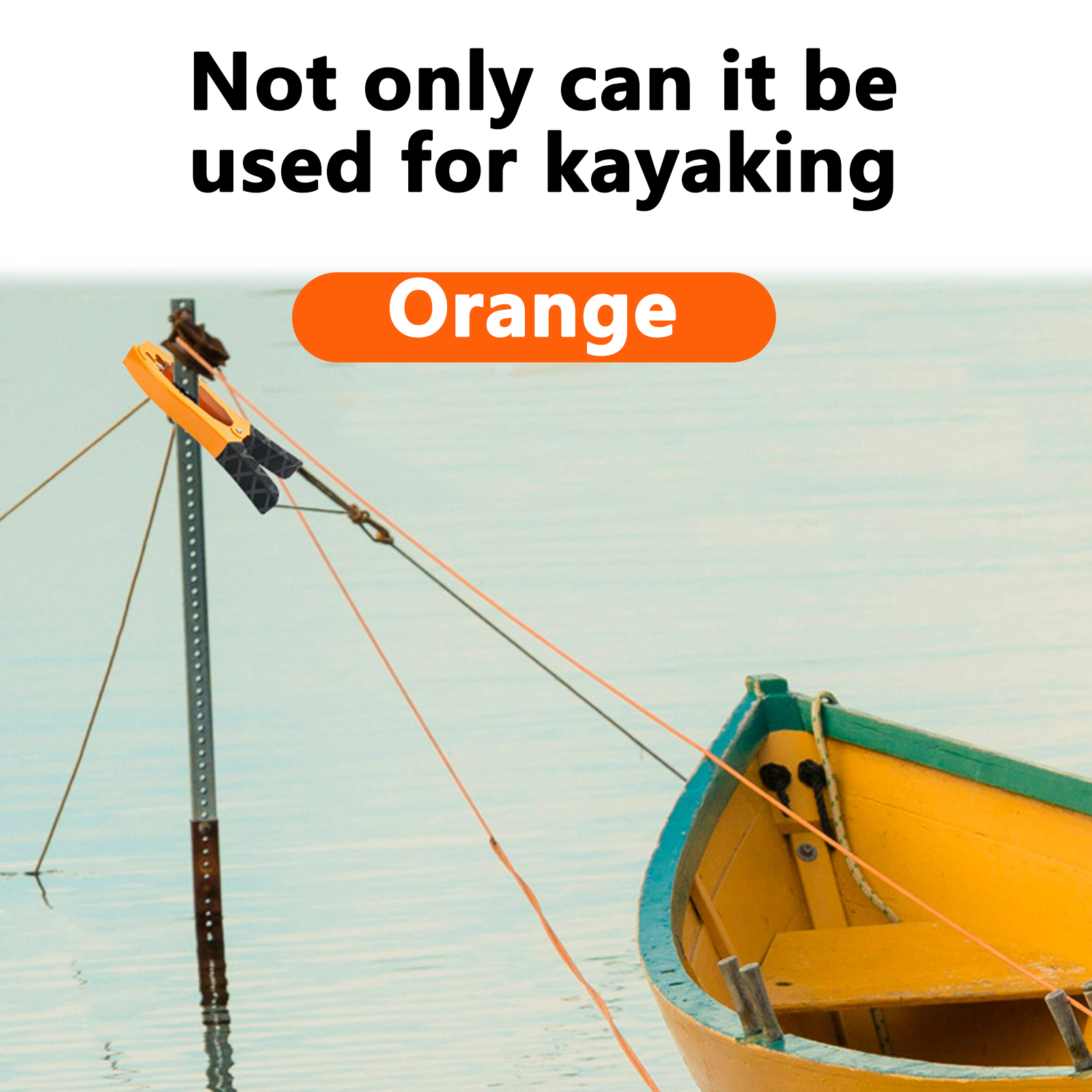 Arcticwind Kayak/Canoe Anchor Grip, Kayak Brush Gripper, boat clamp for fixing self-locking tension jaws,Canoe,Boat for Fishing Boating and Camping Kayak Accessories,Metal buckle,With Kayak handrail