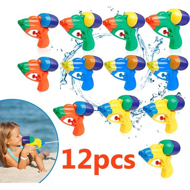 Set of 12 Water Guns Squirt Guns for Kids Summer Pool Beach Sand