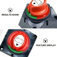 thumbnail image 4 of CIMAXIC Battery Switch 12V-48V Battery Disconnect Master Power Cut-Off Switch for RV,3"X2.75"X2.75", 4 of 4