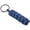 Black and Blue, variant on Cobra Style Paracord Key Chain - Choose your color (Qty-1) (Desert Camo)
