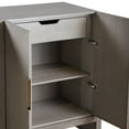 thumbnail image 6 of Furniture of America Telli Wood Two-Tone Server with Drawers and Shelves in Gray, 6 of 13