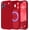 red, variant on Premium silicone case, microfiber lining, shockproof, for iPhone 17 Pro 6.3",red