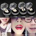 thumbnail image 4 of Dientes Pellets Adhesivo Dientes de vampiro Colmillos de vampiro realistas Zombie Dentadura Cosplay Accesorios Fiesta de Halloween Prop, 4 of 7