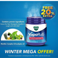 Vicks VapoRub & Nasal Inhaler Bundle 5 Pack 50+10= 60ml VapoRub + 5 ...