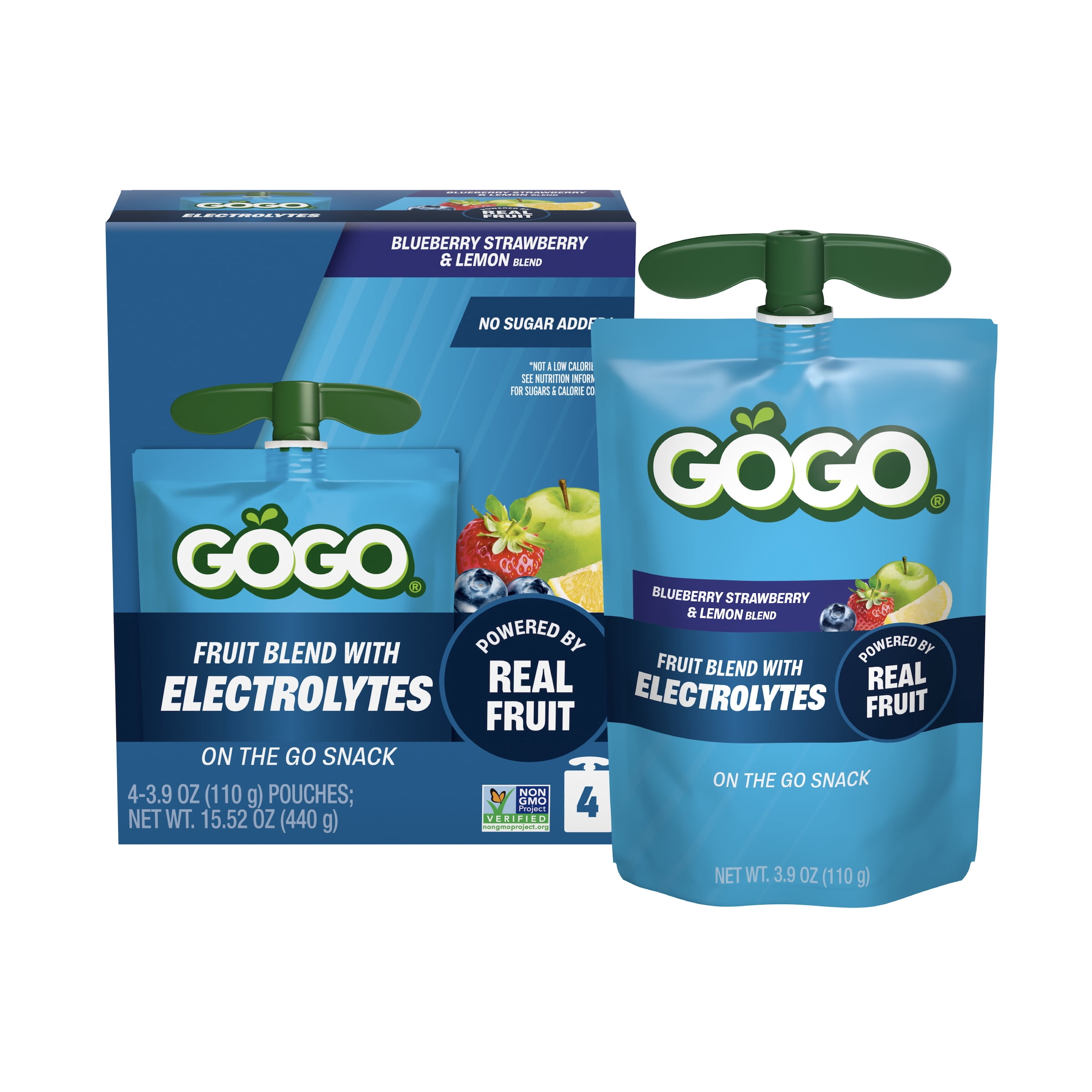 GOGO Electrolytes No Sugar Added Cherry Raspberry & Lime Fruit