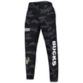 thumbnail image 2 of Men's New Era Black/Camo Milwaukee Bucks Tonal Joggers, 2 of 3