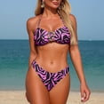 thumbnail image 2 of Lumosvexa Women Bathing Suits for Womens 2 Piece Swimsuit Comfortable Straps Swimwear Purple Size XL, 2 of 8