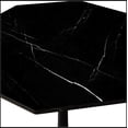 thumbnail image 6 of 31.50"Modern Octagonal Coffee Table with Printed Black Marble Table Top,Metal Base,, 6 of 9