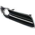 thumbnail image 2 of Fog Light Trim Compatible with 2011-2014 Chrysler 300 Front, Right Passenger Black and Chrome, 2 of 5