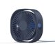 thumbnail image 1 of Pequeño ventilador USB pequeño, silencioso, portátil, alimentado únicamente por USB, refrigeración, configuración de 3 velocidades, ventilador de escritorio giratorio ajustable 360, ventilador person, 1 of 5