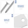 thumbnail image 3 of Luxshiny 1 Set Of Large Hole Strike Plate Latch Strike Plate For Home Renovation, 3 of 8
