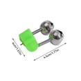 thumbnail image 2 of Greeniant 20 piezas campana de caña de pescar campanas de alarma doble alarma de pesca con Clip de plástico campana de pesca de Metal accesorios de pesca Pescar Greeniant OD013317-00, 2 of 6