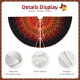 thumbnail image 3 of Xecao Mandala Pattern Christmas Tree Skirt Round Xmas Tree Mat Base Cover for Holiday Home Decorations-36", 3 of 6