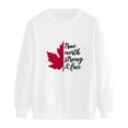 thumbnail image 5 of Durtebeua Women Oversized Crew Neck Sweatshirt Long Sleeve Shirts Crew Neck Sweatshirts Pullover Tops, 5 of 5