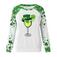 thumbnail image 4 of HongQid Women St. Patrick's Day Crewneck Sweatshirts Graphic Shirts Casual Long Sleeve Pullover Tee Tops, 4 of 5