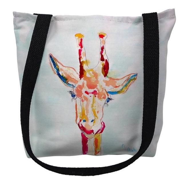 Betsy Drake TY048M 16 x 16 in. Giraffe Tote Bag - Medium