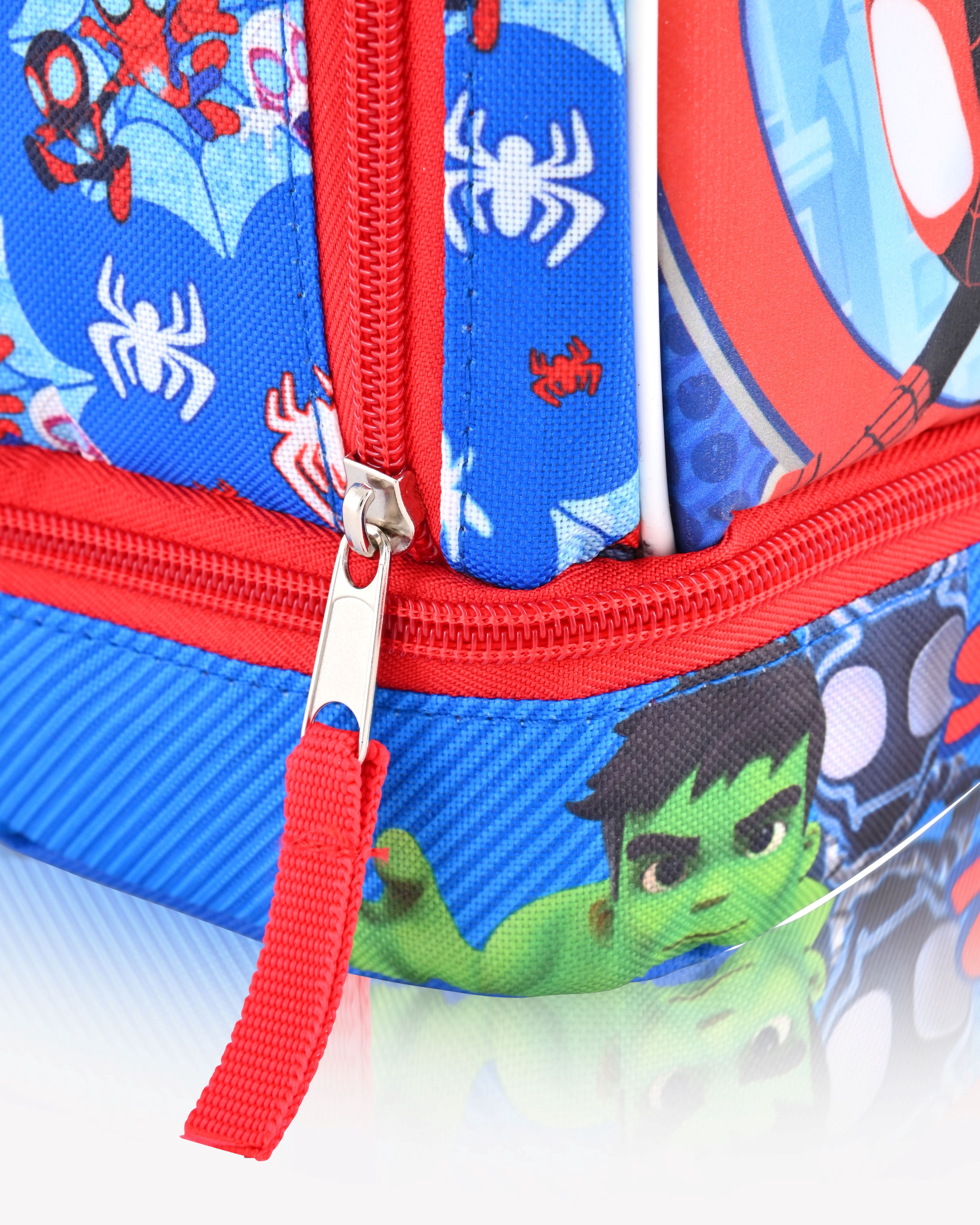 Marvel Spidey and His Amazing Friends Lunch Box for Kids | Insulated Lunch Bag Lunch Box for Boys, Girls, Unisex | Spidey and His Amazing Friends Blue Reusable Lunchbox