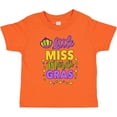thumbnail image 3 of Inktastic Little Miss Mardi Gras with Crown and Dots Girls Toddler T-Shirt, 3 of 5